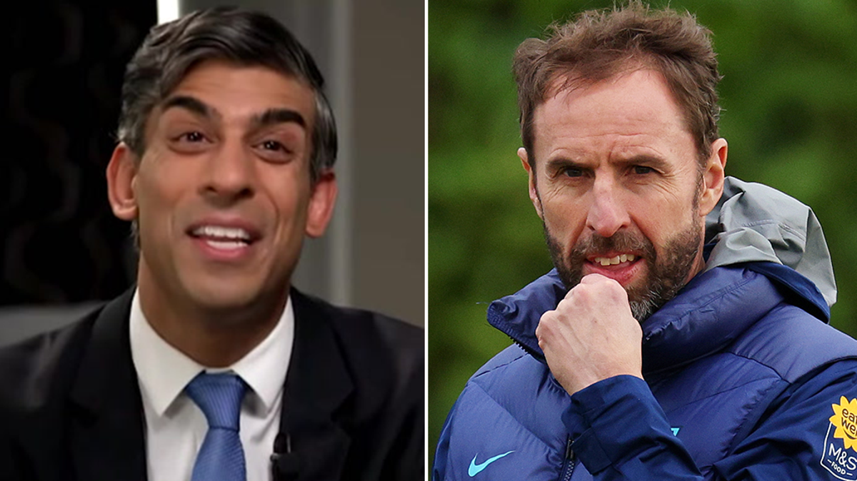 Sunak shared joke with England manager Southgate about having ‘tough jobs’